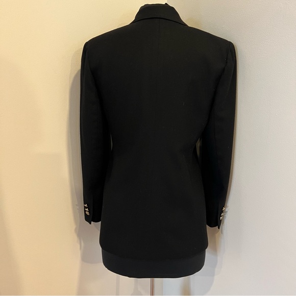 Vintage Stephanie Andrew’s Black Double-Breasted Women's Blazer - Picture 5 of 12